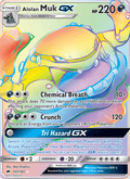 Alolan Muk GX 157/147 Burning Shadows English Pokémon card