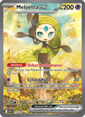 Meloetta ex 167/86 Black Bolt English Pokémon card