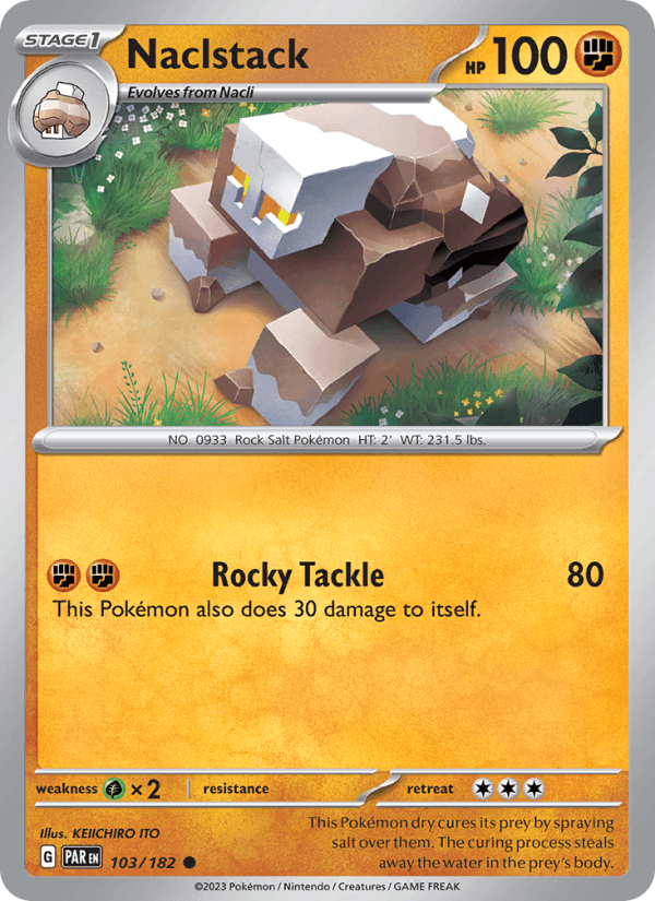 Naclstack 103/182 Paradox Rift English Pokémon card
