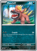 Maschiff 136/198 Scarlet & Violet English Pokémon card
