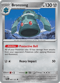 Bronzong 67/131 Prismatic Evolutions English Pokémon card