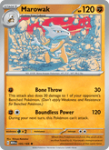 Marowak 105/165 151 English Pokémon card
