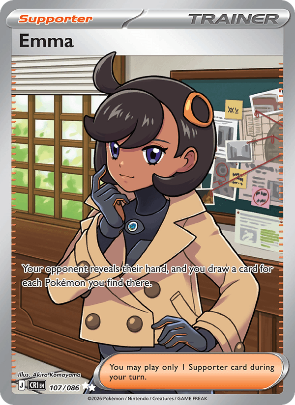 Emma 107/86 Chaos Rising English Pokémon card
