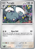 Purugly 117/142 Stellar Crown English Pokémon card