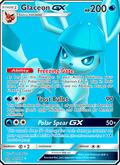 Glaceon GX 141/156 Ultra Prism English Pokémon card