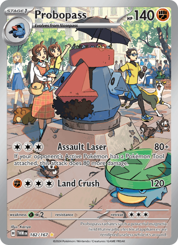 Probopass 182/167 Twilight Masquerade English Pokémon card