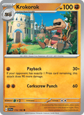 Krokorok 116/198 Scarlet & Violet English Pokémon card