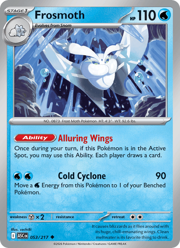 Frosmoth 53/217 Ascended Heroes English Pokémon card