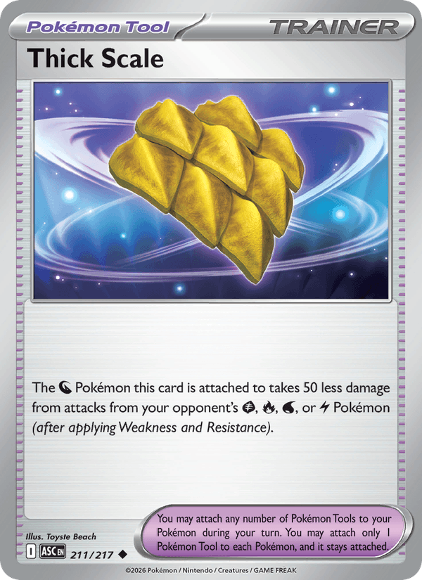 Thick Scale 211/217 Ascended Heroes English Pokémon card