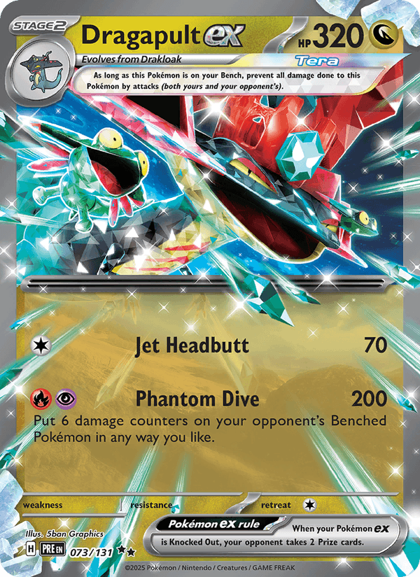 Dragapult ex 73/131 Prismatic Evolutions English Pokémon card