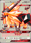 Dusk Mane Necrozma GX 145/156 Ultra Prism English Pokémon card