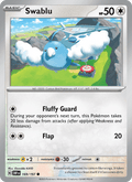 Swablu 169/197 Obsidian Flames English Pokémon card