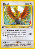 Ho-oh 18 Neo Revelation English Pokemon card