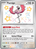 Flamigo 211/91 Paldean Fates English Pokémon card