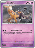 Girafarig 66/162 Temporal Forces English Pokémon card