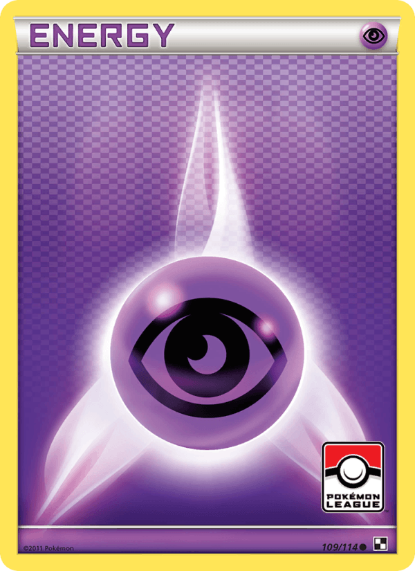 Psychic Energy 109/114 Black & White English Pokémon card