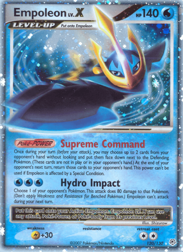 Empoleon 120/130 Diamond & Pearl English Pokémon card