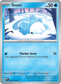 Snom 45/162 Temporal Forces English Pokémon card