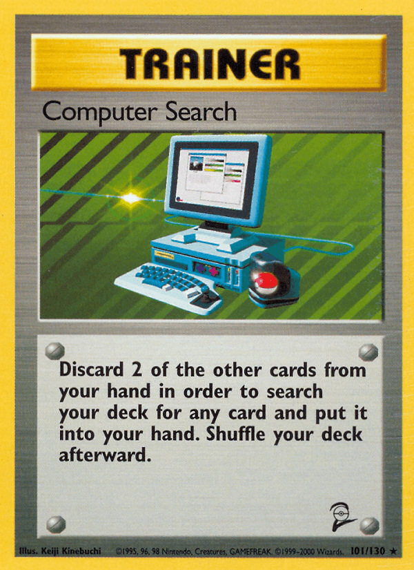 Computer Search 101/130 Base Set 2 English Pokémon card