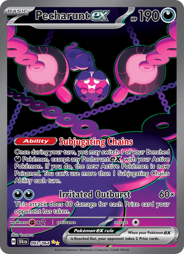 Pecharunt ex 93/64 Shrouded Fable English Pokémon card