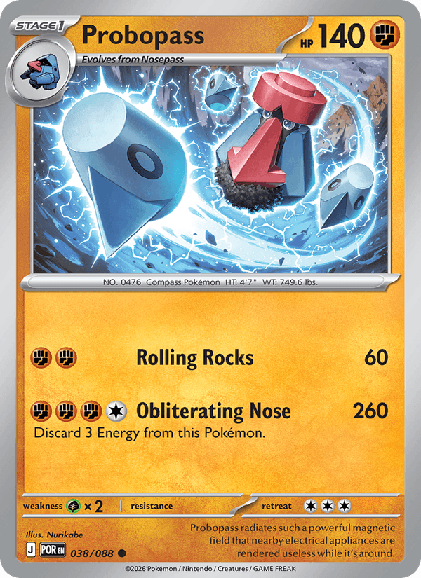 Probopass 38/88 Perfect Order English Pokémon card