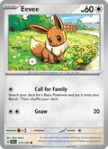 Eevee 113/142 Stellar Crown English Pokémon card