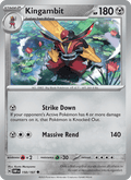 Kingambit 150/197 Obsidian Flames English Pokémon card