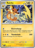 Raichu 64/193 Paldea Evolved English Pokémon card