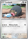 Lechonk 156/198 Scarlet & Violet English Pokémon card