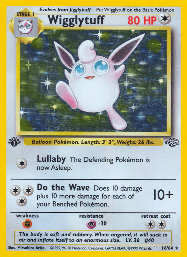 Wigglytuff 16/64 Jungle English Pokémon card