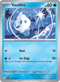 Vanillite 27/86 White Flare English Pokémon card