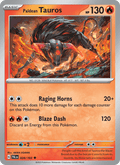 Paldean Tauros 28/193 Paldea Evolved English Pokémon card