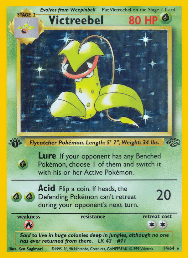 Victreebel 14/64 Jungle English Pokémon card