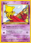 Abra 49/82 Team Rocket English Pokémon card