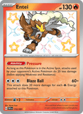 Entei 112/91 Paldean Fates English Pokémon card