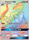 Salazzle GX 151/147 Burning Shadows English Pokémon card
