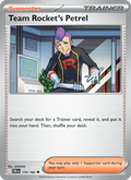 Team Rocket's Petrel 176/182 Destined Rivals English Pokémon card