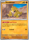 Sandshrew 27/165 151 English Pokémon card