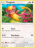 Yungoos 112/156 Ultra Prism English Pokémon card
