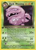 Dark Weezing 31/82 Team Rocket English Pokémon card