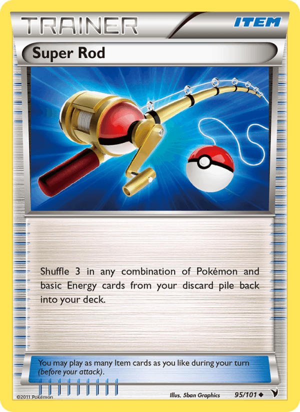 Super Rod 95/101 Noble Victories English Pokémon card