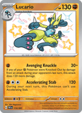 Lucario 174/91 Paldean Fates English Pokémon card