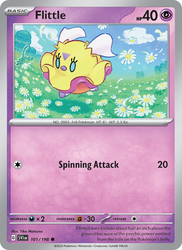 Flittle 101/198 Scarlet & Violet English Pokémon card