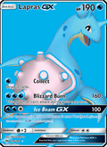 Lapras GX 139/149 Sun & Moon Base Set English Pokémon card
