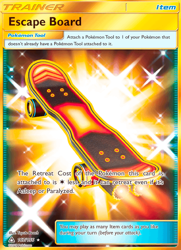 Escape Board 167/156 Ultra Prism English Pokémon card