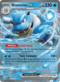 Blastoise ex 9/165 151 English Pokémon card