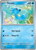 Horsea 116/165 151 English Pokémon card