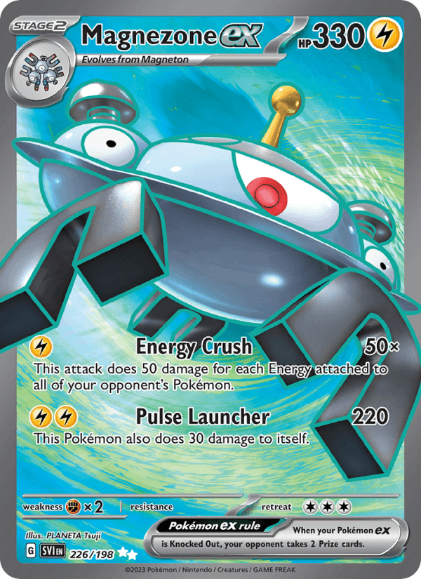 Magnezone ex 226/198 Scarlet & Violet English Pokémon card