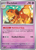 Dachsbun 39/91 Paldean Fates English Pokémon card