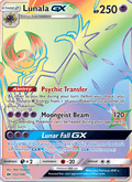 Lunala GX 153/149 Sun & Moon Base Set English Pokémon card